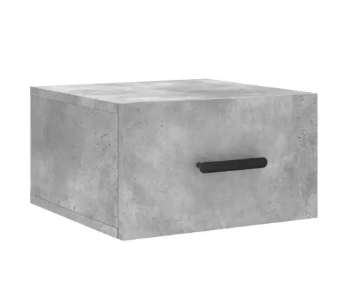 Sienas Naktsskapītis, Betona Pelēks, 35X35X20 Cm Vidaxl