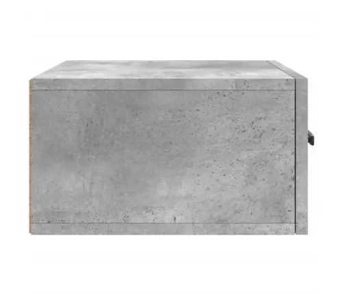 Sienas Naktsskapītis, Betona Pelēks, 35X35X20 Cm Vidaxl