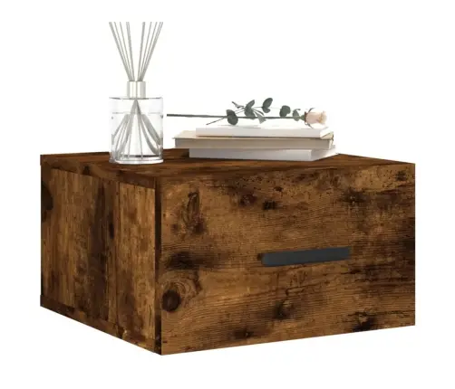 Sieninės Naktinės Spintelės, 2Vnt., Dūminio Ąžuolo, 35X35X20Cm