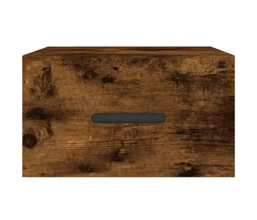 Sieninės Naktinės Spintelės, 2Vnt., Dūminio Ąžuolo, 35X35X20Cm