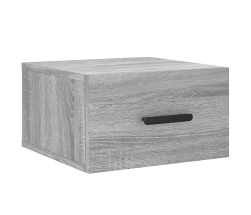 Sieninės Naktinės Spintelės, 2Vnt., Pilkos Ąžuolo, 35X35X20Cm