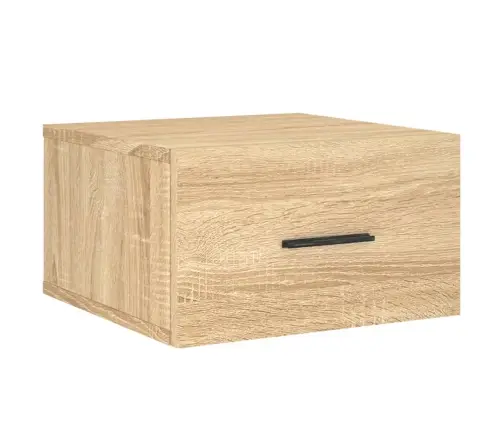 Sienas Naktsskapītis, Ozolkoka Krāsa, 35X35X20 Cm Vidaxl