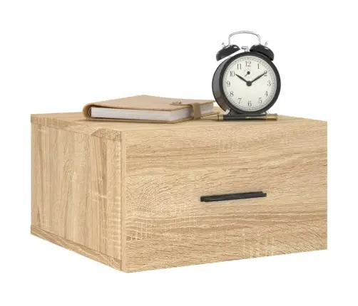 Sienas Naktsskapīši, 2 Gab., Ozolkoka Krāsa, 35X35X20 Cm Vidaxl