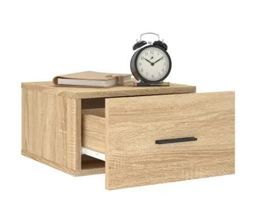 Sienas Naktsskapīši, 2 Gab., Ozolkoka Krāsa, 35X35X20 Cm Vidaxl