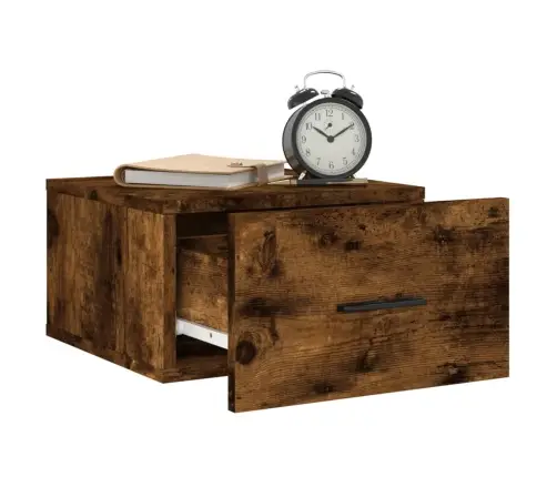 Sienas Naktsskapīši, 2 Gab., Ozolkoka Krāsa, 35X35X20 Cm Vidaxl