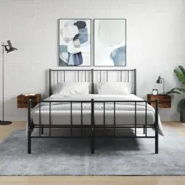 Sienas Naktsskapīši, 2 Gab., Ozolkoka Krāsa, 35X35X20 Cm Vidaxl