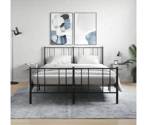 Sienas Naktsskapīši, 2 Gab., Pelēka Ozolkoka Krāsa, 35X35X20 Cm Vidaxl