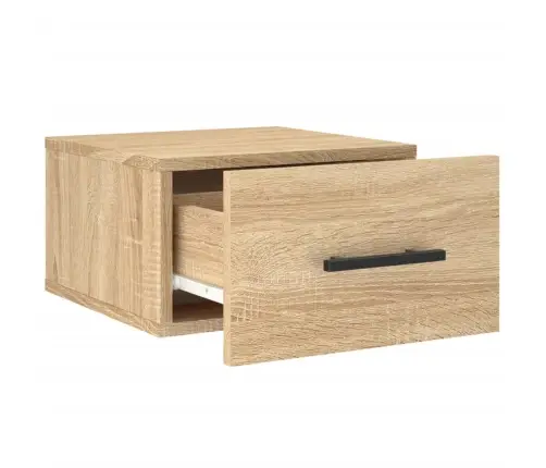 Sienas Naktsskapītis, Ozolkoka Krāsa, 35X35X20 Cm Vidaxl