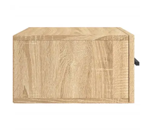 Sienas Naktsskapītis, Ozolkoka Krāsa, 35X35X20 Cm Vidaxl