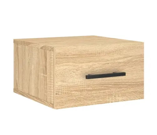 Sienas Naktsskapīši, 2 Gab., Ozolkoka Krāsa, 35X35X20 Cm Vidaxl