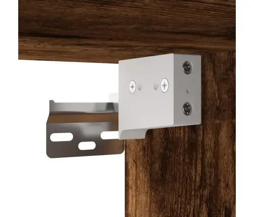 Sienas Naktsskapītis, Ozolkoka Krāsa, 35X35X20 Cm Vidaxl