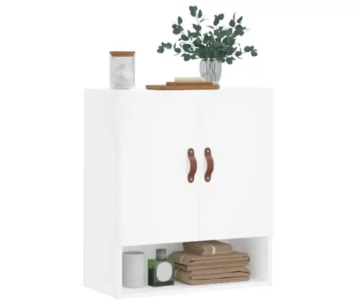 Sienas Skapītis, Balts, 60X31X70 Cm, Inženierijas Koks Vidaxl