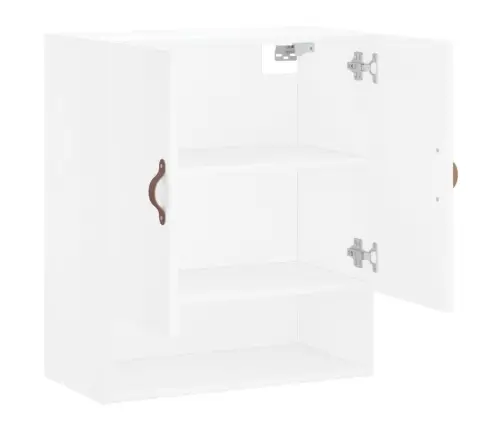 Sienas Skapītis, Balts, 60X31X70 Cm, Inženierijas Koks Vidaxl