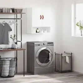 Sienas Skapītis, Balts, 60X31X70 Cm, Inženierijas Koks Vidaxl