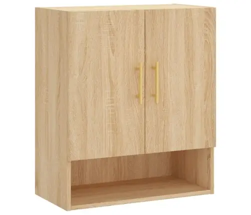 Sienas Skapītis, Ozola Krāsa, 60X31X70 Cm, Inženierijas Koks Vidaxl