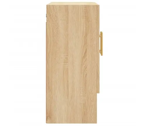 Sienas Skapītis, Ozola Krāsa, 60X31X70 Cm, Inženierijas Koks Vidaxl