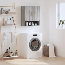 Sienas Skapītis, Pelēka Ozola, 60X31X70 Cm, Inženierijas Koks Vidaxl