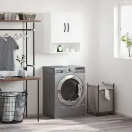 Sienas Skapītis, Balts, 60X31X70 Cm, Inženierijas Koks Vidaxl