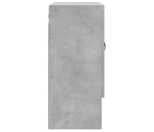 Sieninė Spintelė, Betono Pilka, 60X31X70cm Apdirbta Mediena