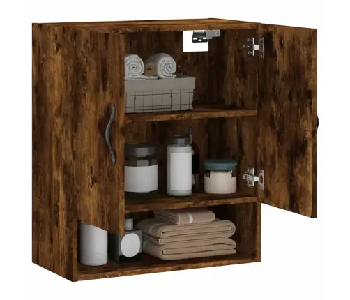 Sienas Skapītis, Ozolkoka Krāsa, 60X31X70 Cm, Inženierijas Koks Vidaxl