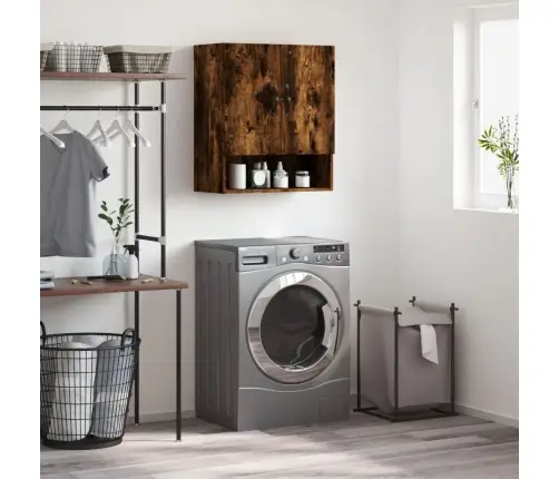 Sienas Skapītis, Ozolkoka Krāsa, 60X31X70 Cm, Inženierijas Koks Vidaxl