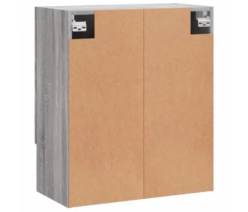 Sienas Skapītis, Pelēka Ozola, 60X31X70 Cm, Inženierijas Koks Vidaxl