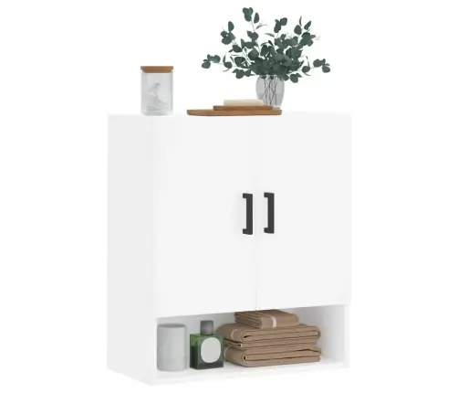 Sienas Skapītis, Balts, 60X31X70 Cm, Inženierijas Koks Vidaxl