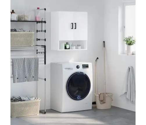 Sienas Skapītis, Balts, 60X31X70 Cm, Inženierijas Koks Vidaxl