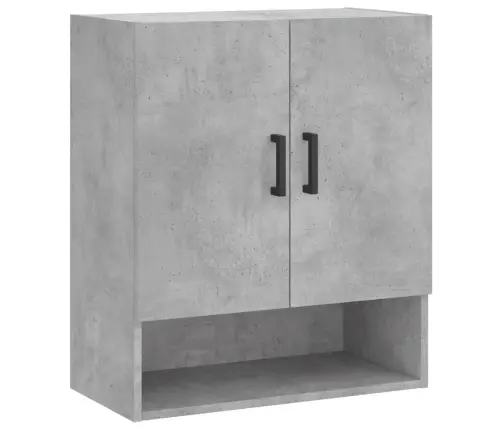 Sieninė Spintelė, Betono Pilka, 60X31X70cm Apdirbta Mediena