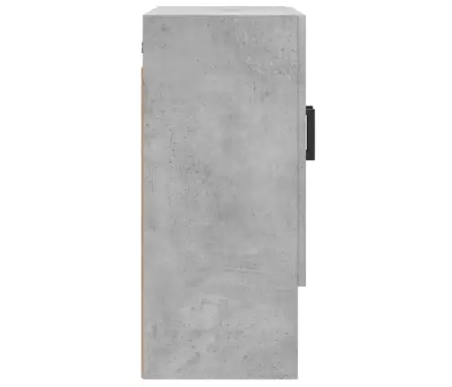 Sieninė Spintelė, Betono Pilka, 60X31X70cm Apdirbta Mediena