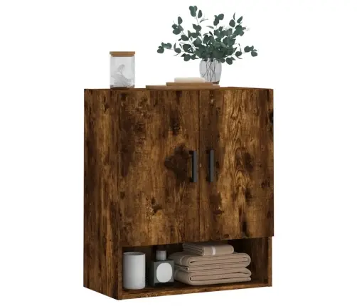 Sieninė Spintelė, Dūminio Ąžuolo, 60X31X70cm Apdirbta Mediena
