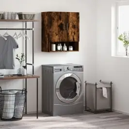 Sieninė Spintelė, Dūminio Ąžuolo, 60X31X70cm Apdirbta Mediena