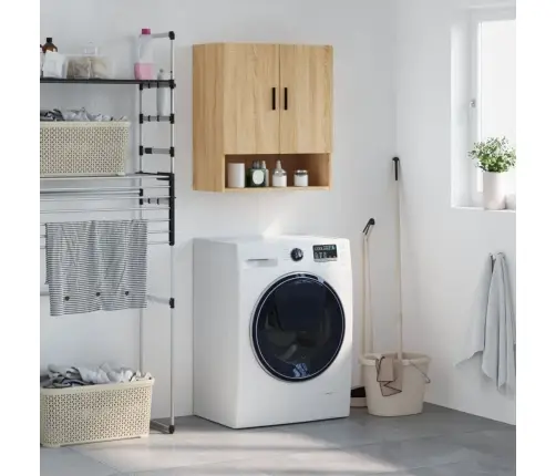 Sienas Skapītis, Ozola Krāsa, 60X31X70 Cm, Inženierijas Koks Vidaxl