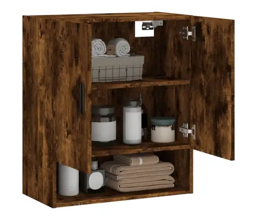 Sienas Skapītis, Ozolkoka Krāsa, 60X31X70 Cm, Inženierijas Koks Vidaxl