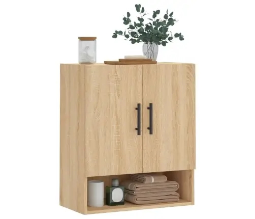 Sienas Skapītis, Ozola Krāsa, 60X31X70 Cm, Inženierijas Koks Vidaxl