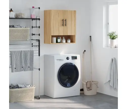 Sienas Skapītis, Ozola Krāsa, 60X31X70 Cm, Inženierijas Koks Vidaxl