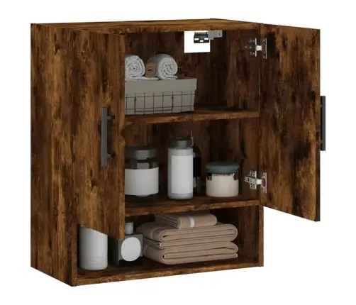 Sieninė Spintelė, Dūminio Ąžuolo, 60X31X70cm Apdirbta Mediena