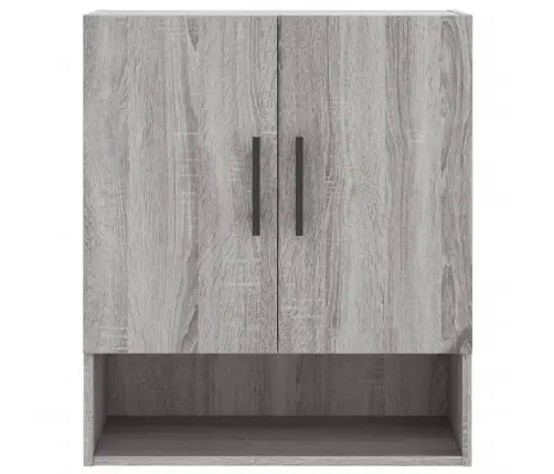 Sienas Skapītis, Pelēka Ozola, 60X31X70 Cm, Inženierijas Koks Vidaxl