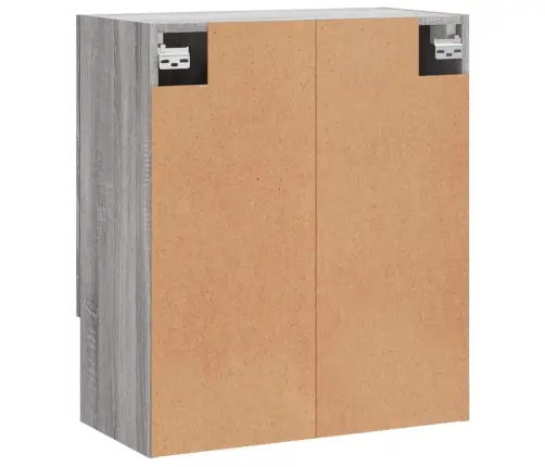 Sienas Skapītis, Pelēka Ozola, 60X31X70 Cm, Inženierijas Koks Vidaxl