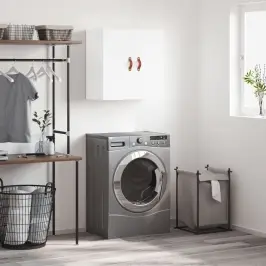 Sienas Skapītis, Balts, 60X31X60 Cm, Inženierijas Koks Vidaxl