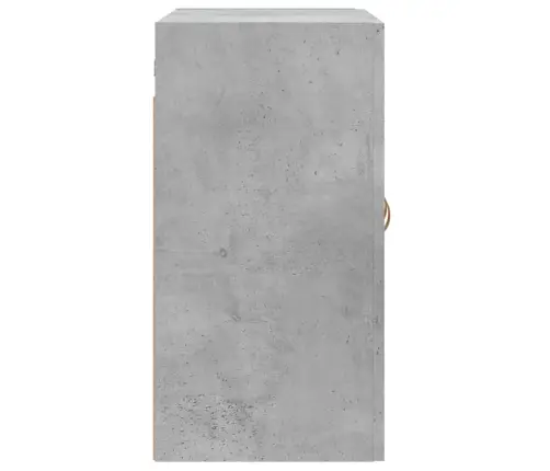 Sienas Skapītis, Betonpelēks, 60X31X60 Cm, Inženierijas Koks Vidaxl