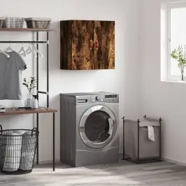 Sienas Skapītis, Ozola Krāsā, 60X31X60 Cm, Inženierijas Koks Vidaxl