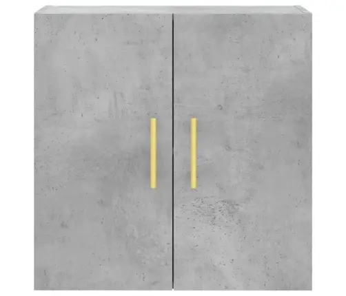 Sienas Skapītis, Betonpelēks, 60X31X60 Cm, Inženierijas Koks Vidaxl