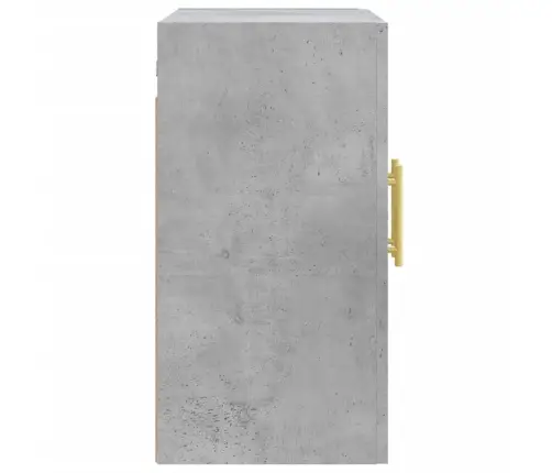 Sienas Skapītis, Betonpelēks, 60X31X60 Cm, Inženierijas Koks Vidaxl