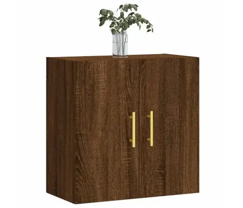 Sienas Skapītis, Ozolkoka, 60X31X60 Cm, Inženierijas Koks Vidaxl