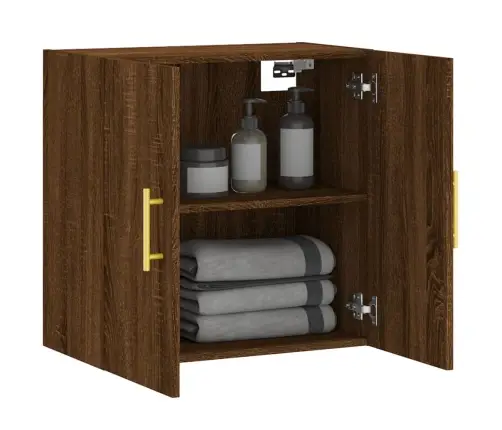 Sienas Skapītis, Ozolkoka, 60X31X60 Cm, Inženierijas Koks Vidaxl