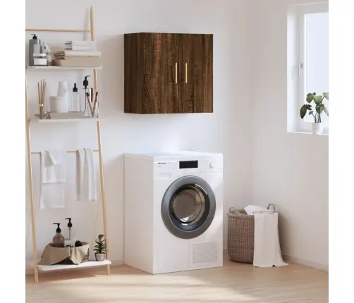 Sienas Skapītis, Ozolkoka, 60X31X60 Cm, Inženierijas Koks Vidaxl