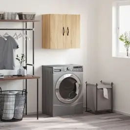 Sienas Skapītis, Ozolkoka, 60X31X60 Cm, Inženierijas Koks Vidaxl