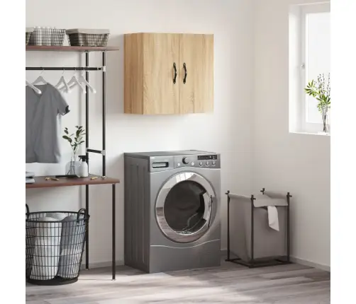 Sienas Skapītis, Ozolkoka, 60X31X60 Cm, Inženierijas Koks Vidaxl