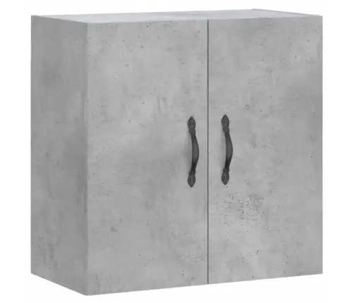 Sienas Skapītis, Betonpelēks, 60X31X60 Cm, Inženierijas Koks Vidaxl